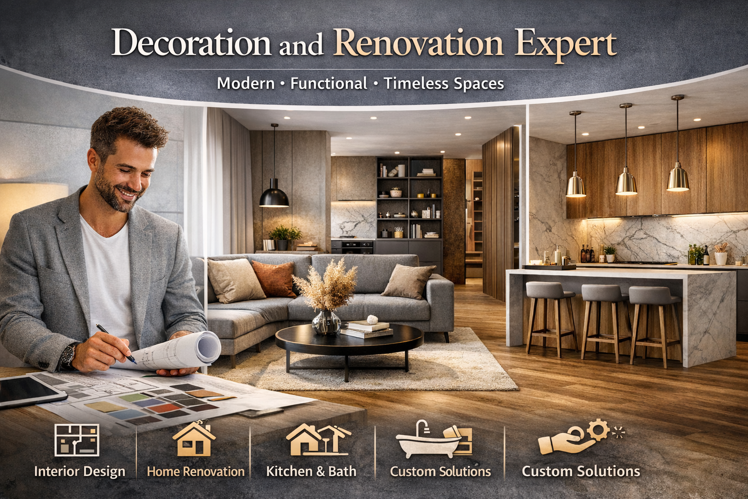 Expert in Decoration and Renovation: Professional Interior Design Solutions