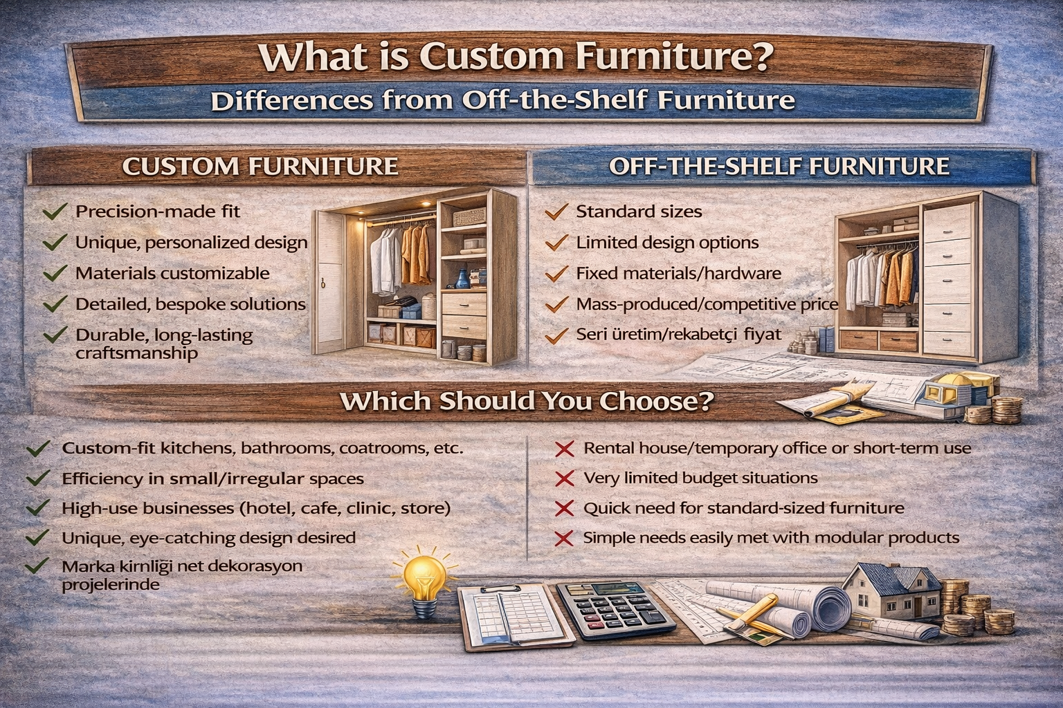 What Is Custom-Made Furniture? Differences from Ready-Made Furniture
